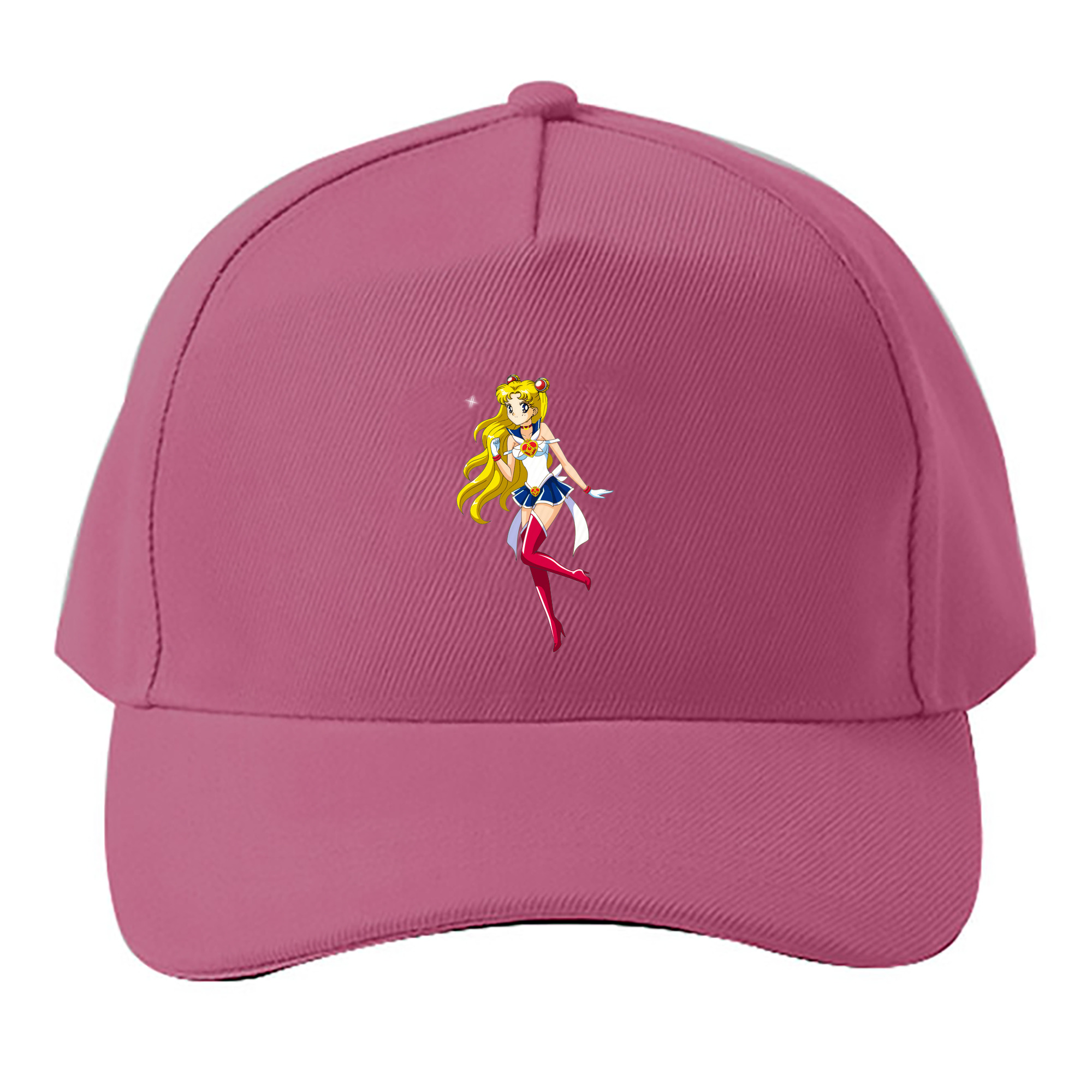（画像用） 美少女戦士セーラームーン 月野 うさぎ つきの うさぎ Sailor Moon Tsukino Usagi ベースボールキャップ 綿100％ 男女兼用 帽子 スポーツ